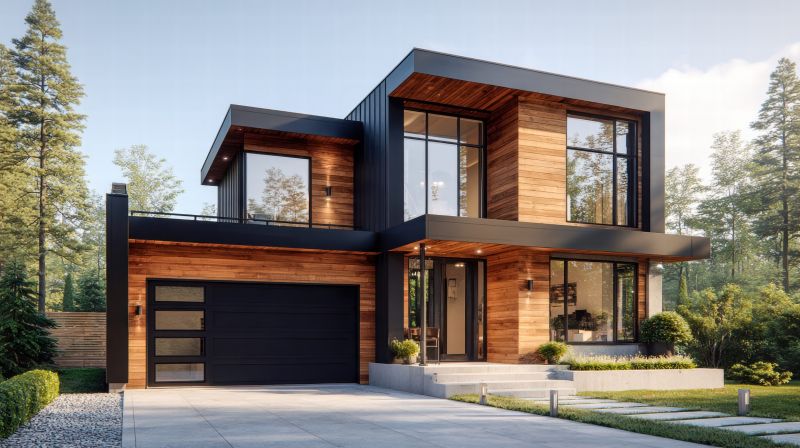 Faux Wood Siding Installation